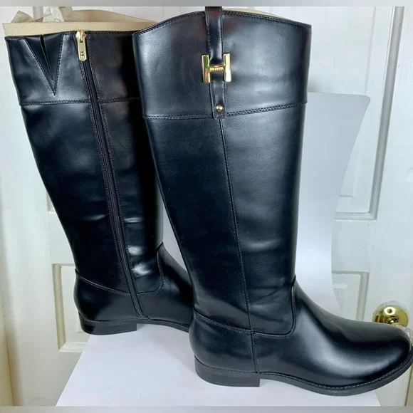 Tommy Hilfiger Shyenne 3 Faux Leather Riding/Equestrian Boot - High Shaft - New - Picture 8 of 15